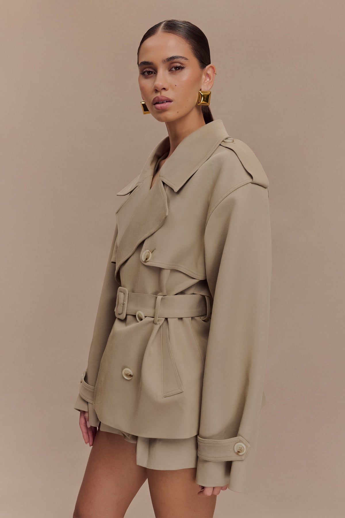 ELSENYA — Diane Belted Short Trench