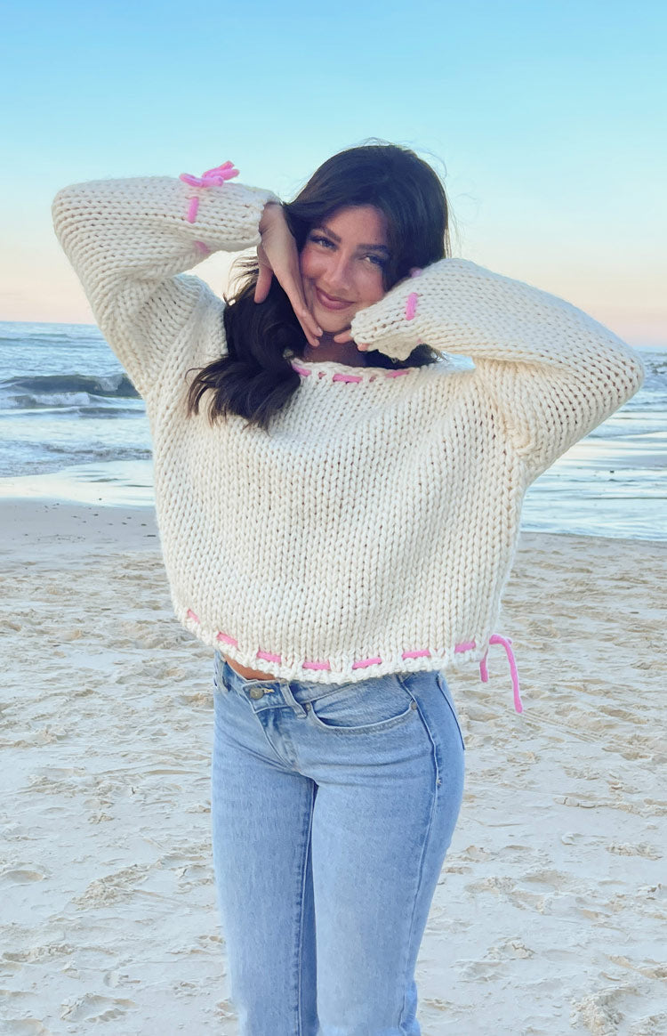 ELSENYA — Éline Off-Shoulder Knit Sweater