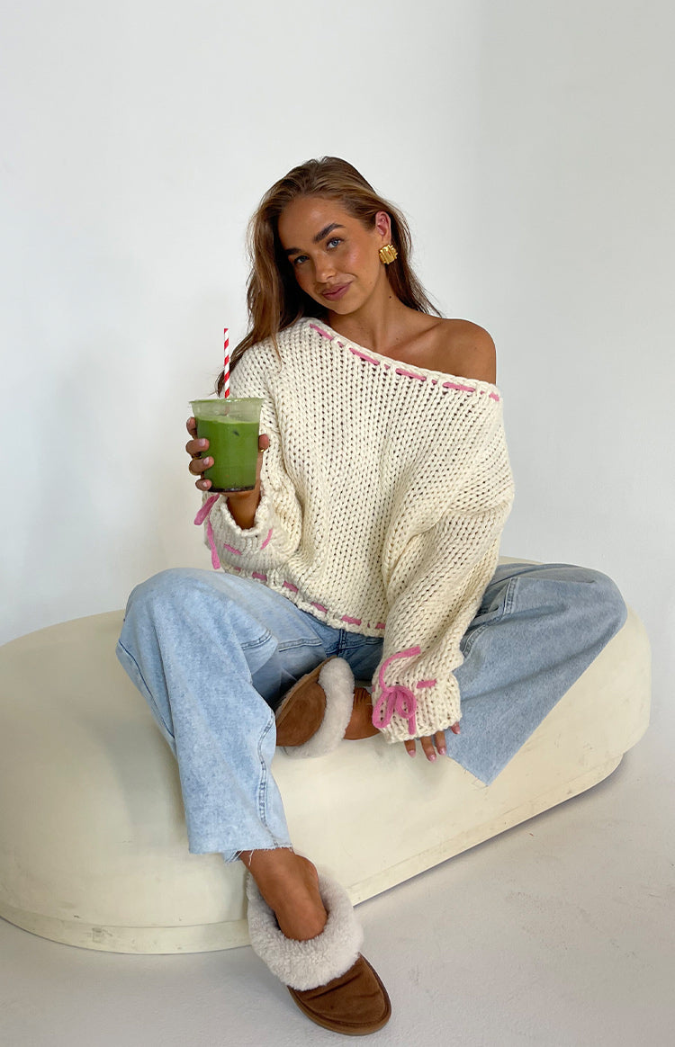 ELSENYA — Éline Off-Shoulder Knit Sweater