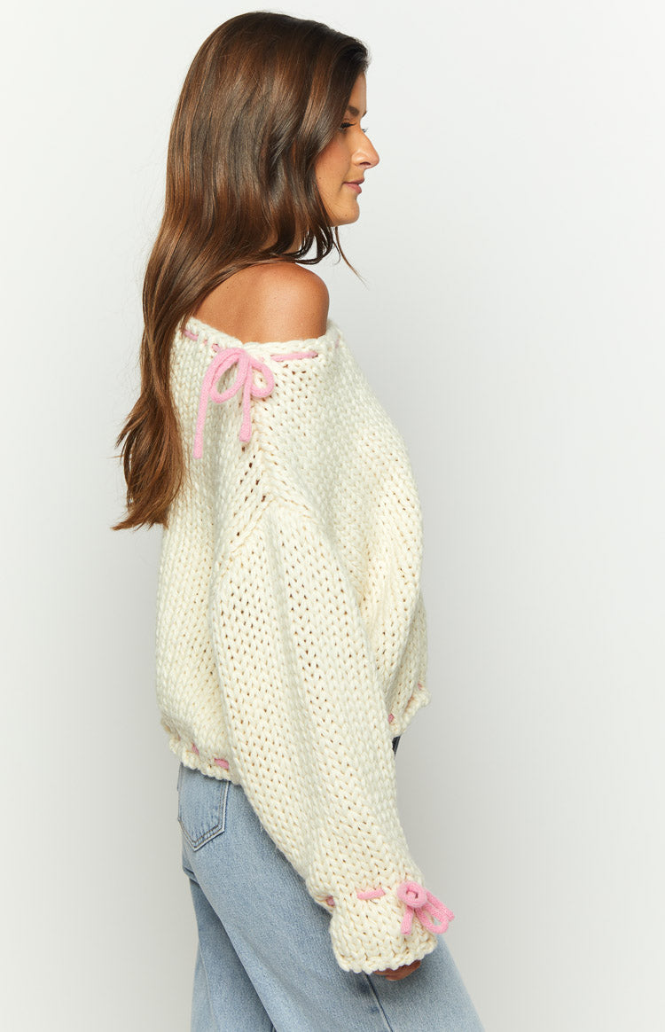 ELSENYA — Éline Off-Shoulder Knit Sweater