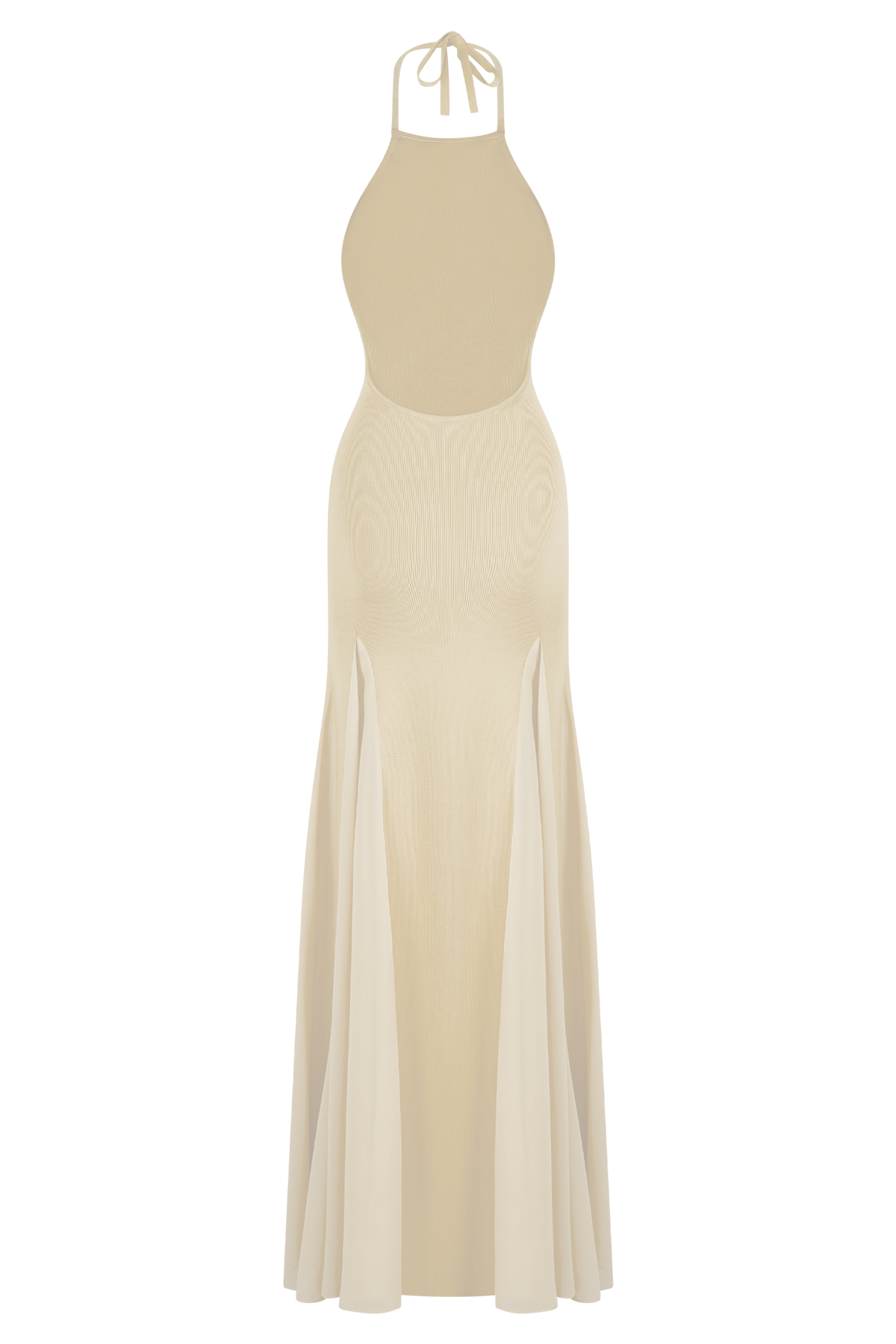 ELSENYA — Oriane Halter Maxi Dress