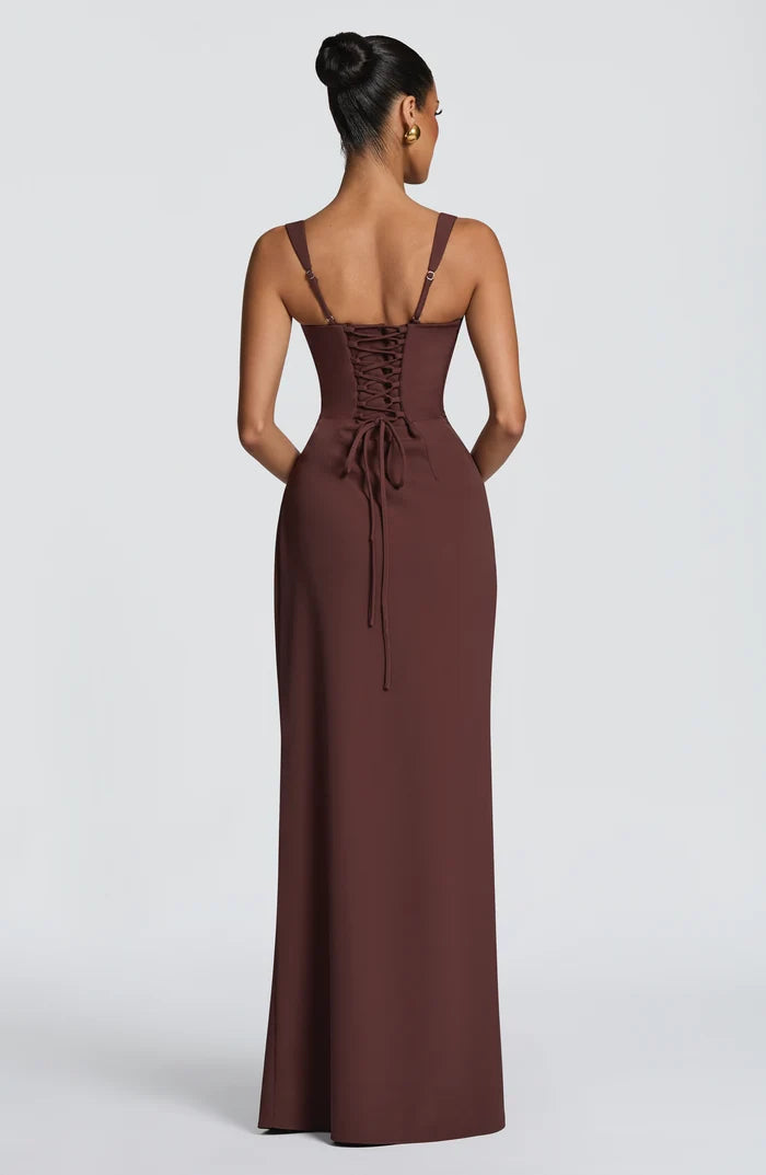 ELSENYA — Amara Corset Maxi Dress