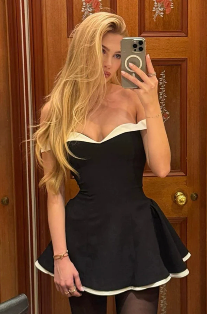 ELSENYA — Clara Off-Shoulder Mini Dress