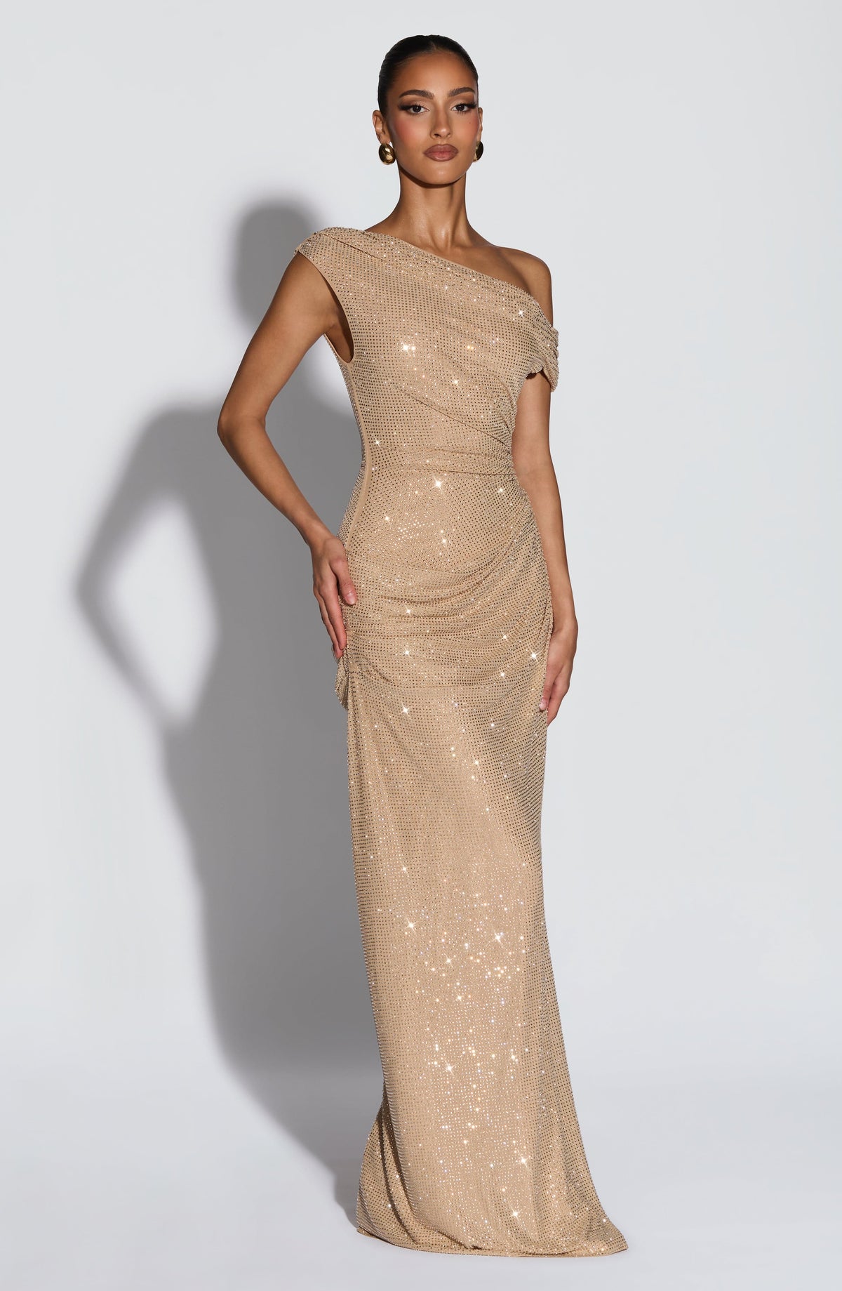 ELSENYA — Isadora Asymmetric Maxi Dress