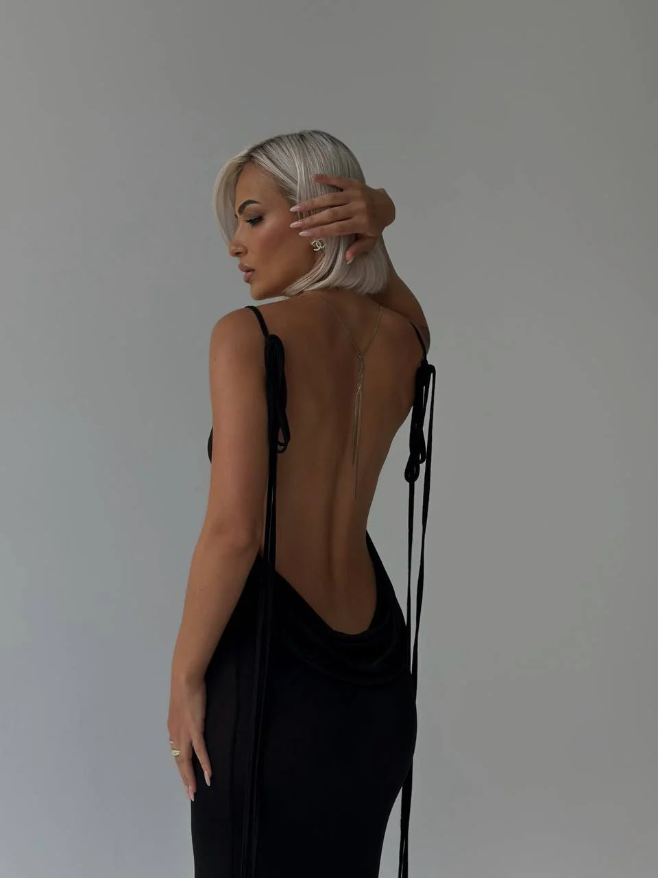 ELSENYA — Serena Backless Maxi Dress
