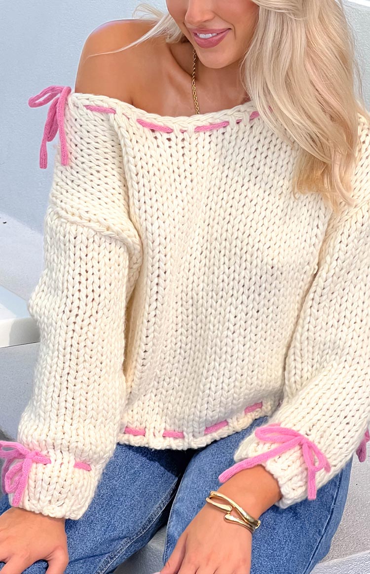 ELSENYA — Éline Off-Shoulder Knit Sweater