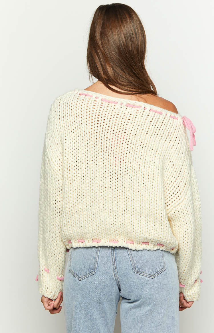 ELSENYA — Éline Off-Shoulder Knit Sweater