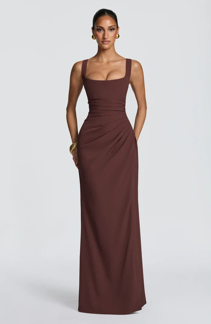 ELSENYA — Amara Corset Maxi Dress