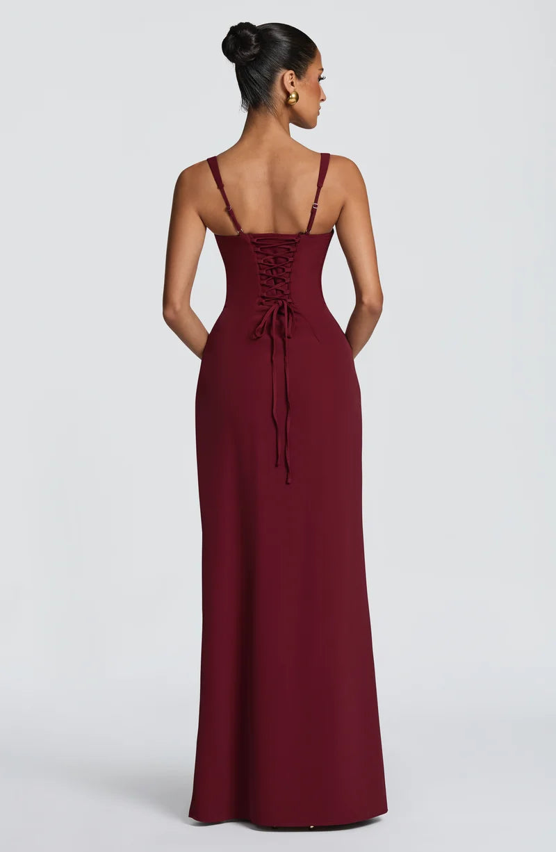 ELSENYA — Amara Corset Maxi Dress