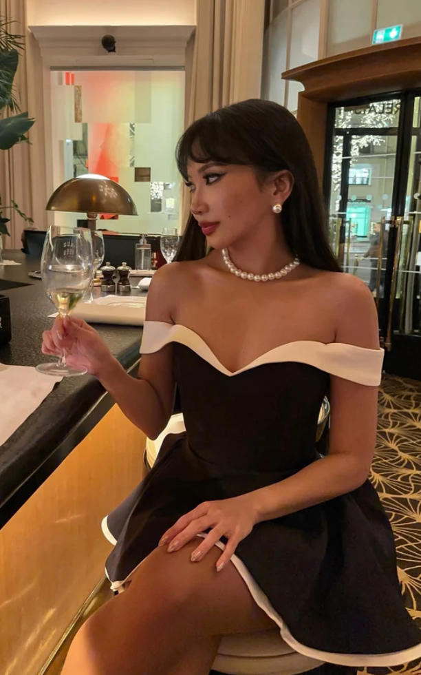 ELSENYA — Clara Off-Shoulder Mini Dress