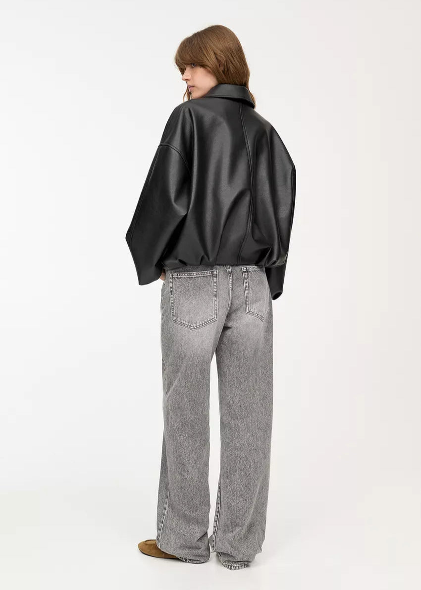 ELSENYA — Romy Belted Leather Jacket